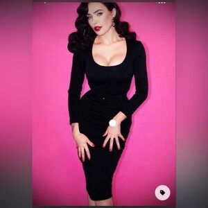 The darkest black Vixen Troublemaker dress